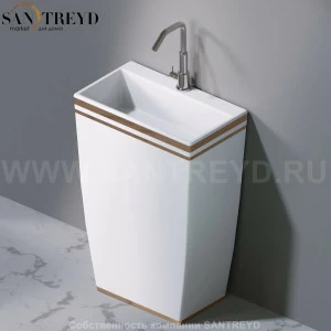 L115467B Напольная раковина стоящая прямоугольная A. e T. Italia Tower