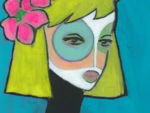 MOMENTI Авторский художественный принт Crazy home paintings Fr-009