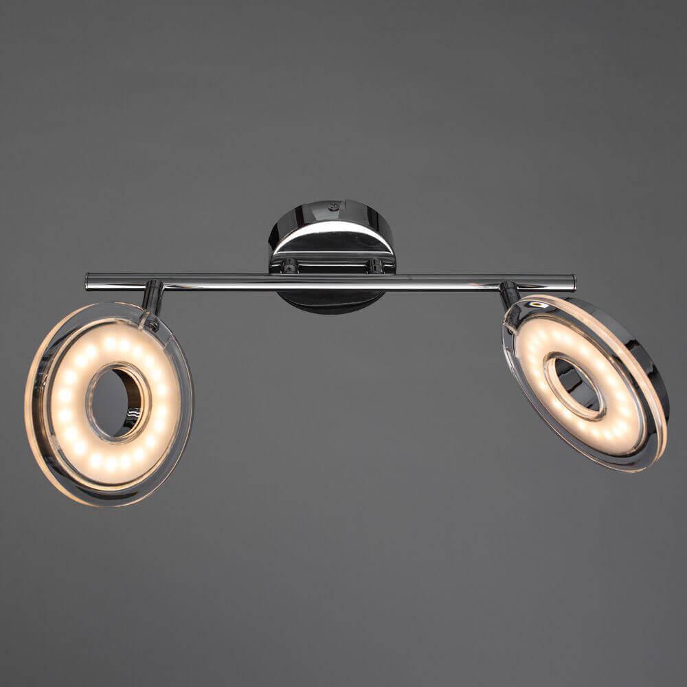 Спот потолочный светодиодный цвета хром Arte Lamp 12 A8971AP-2CC ARTE LAMP 12 00-3926277 Хром  - Вид №1
