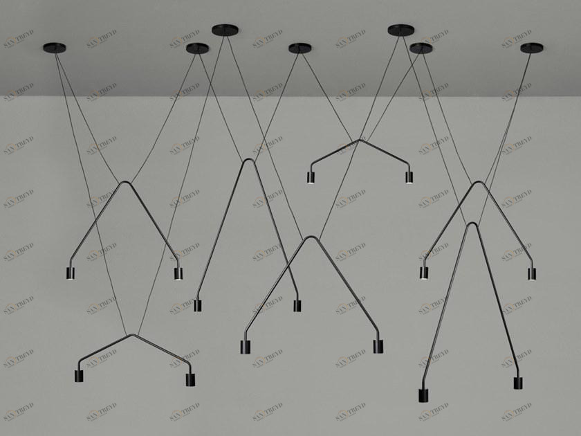 Urban Светодиодный подвесной светильник из алюминия Caos 1715.30 - 32