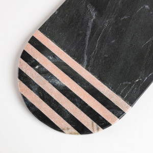 068103 Разделочная доска мрамор черный La Forma Brontwell