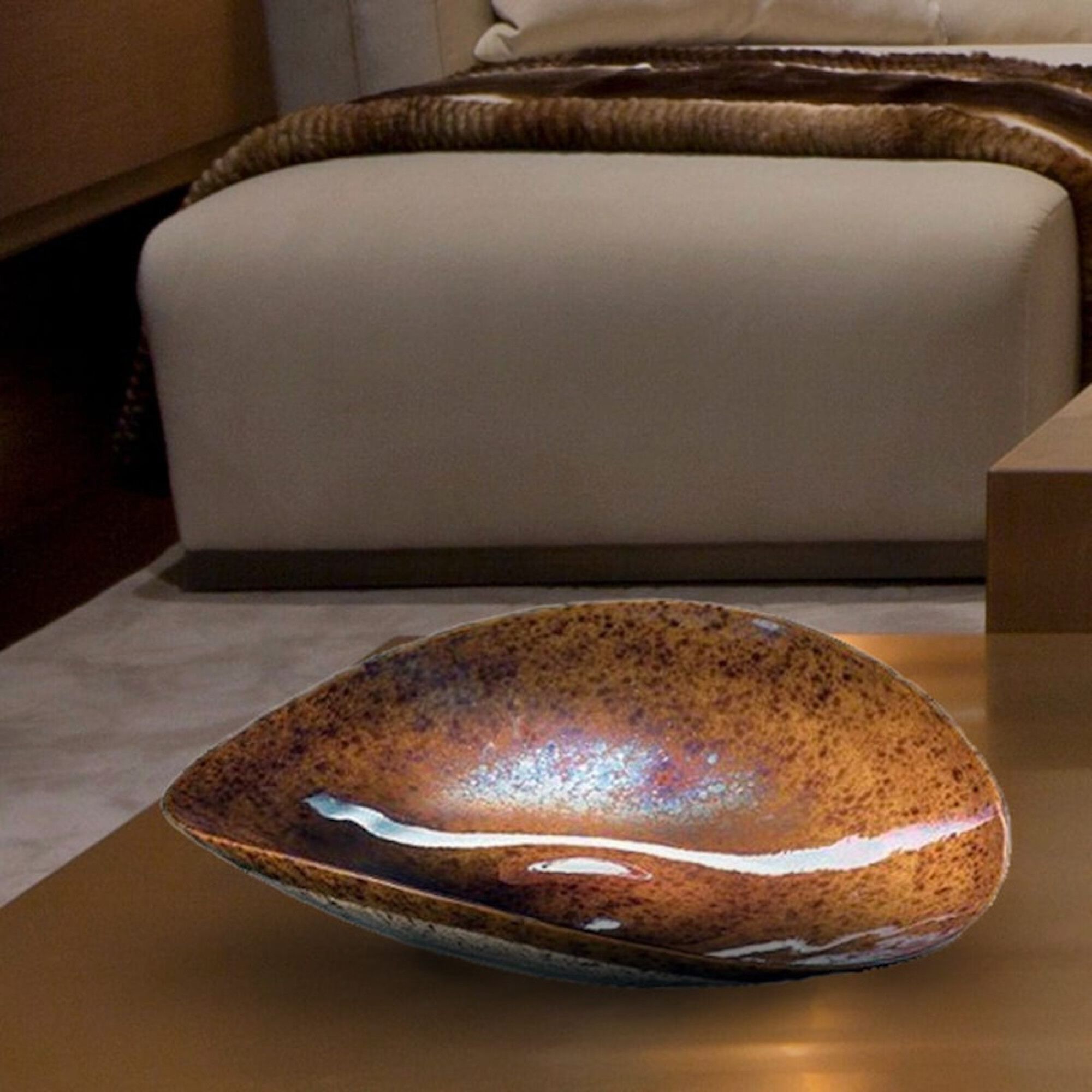 Тарелка для фруктов из муранского стекла ручной работы YourMurano Decorative Plates ARCH-00078008 - Вид №4