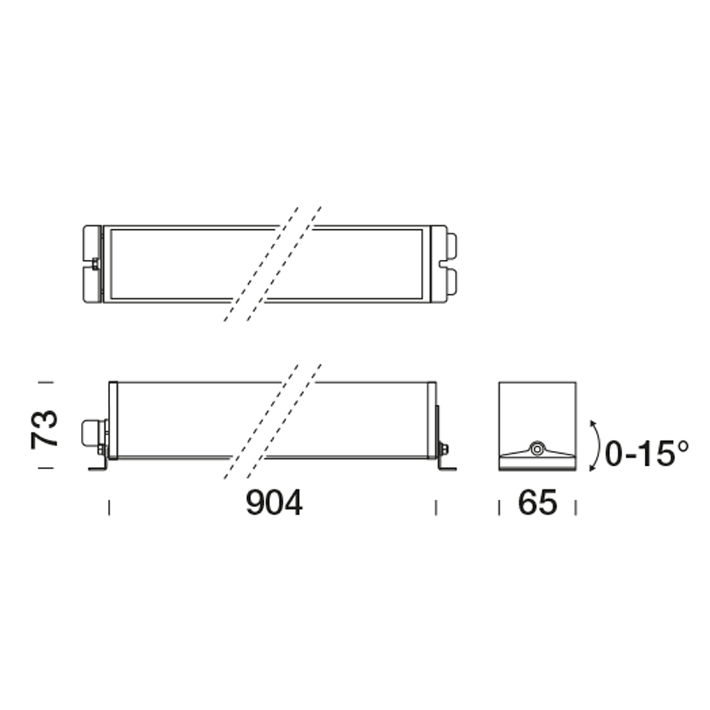 8416663 Подсветка стены Platek TETRA CORNICHE  TETRA CORNICHE - 36 LED 4000K 26°  - Вид №10