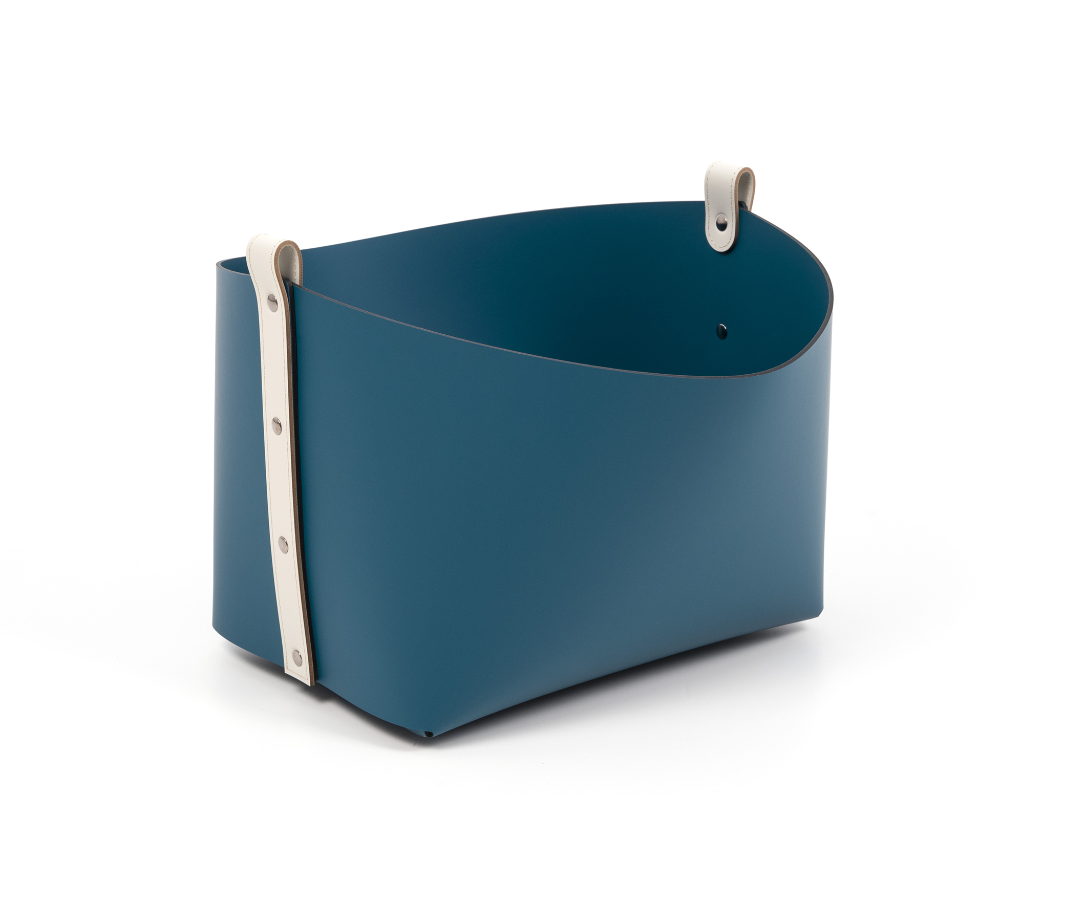 Корзина Ovo - 40X44XH39см / Кремовый / регенерированная кожа_coffee Pinetti 78.0181.082.015 - Вид №5