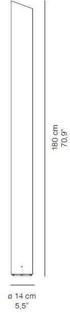 Quadrifoglio Торшер с диммером Slice sun-id-1382328 - Вид №1