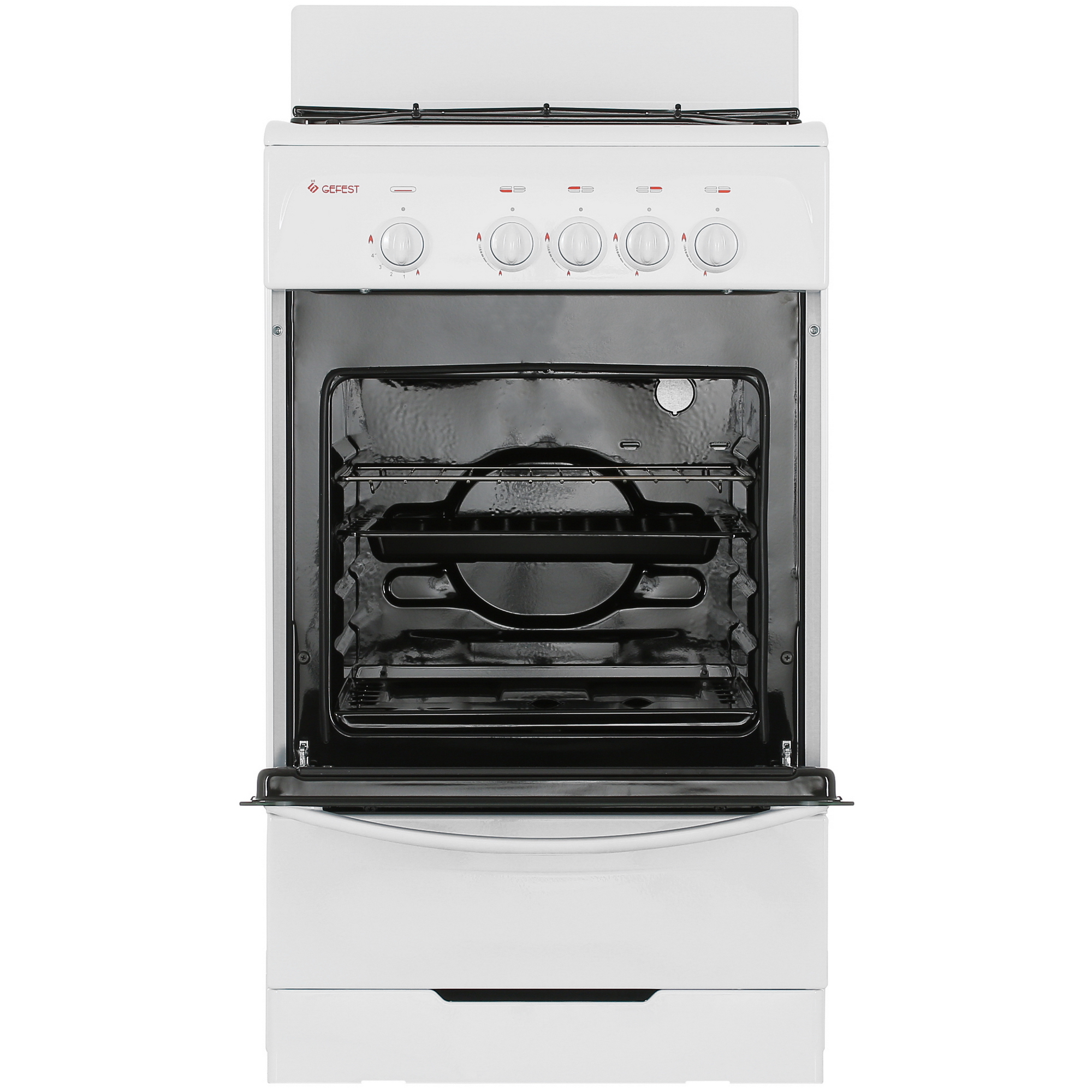 9114583 Газовая плита Gefest GS 3208 W GC белый STDN-0129712 - Вид №7