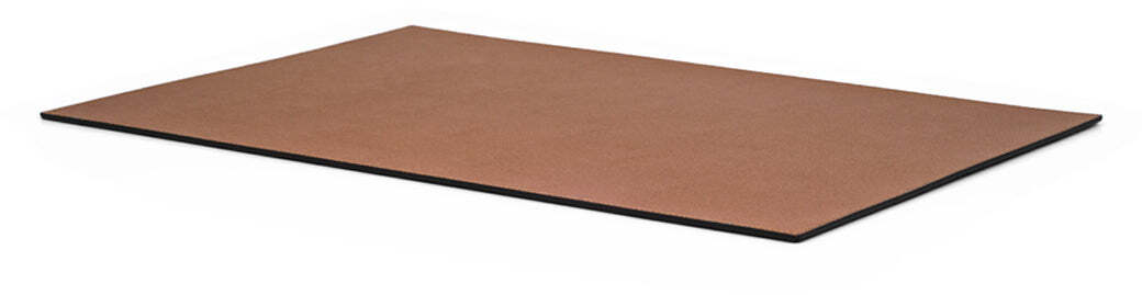 Прямоугольная подставка для столовых приборов - 45X31 см / зернистая кожа_черный