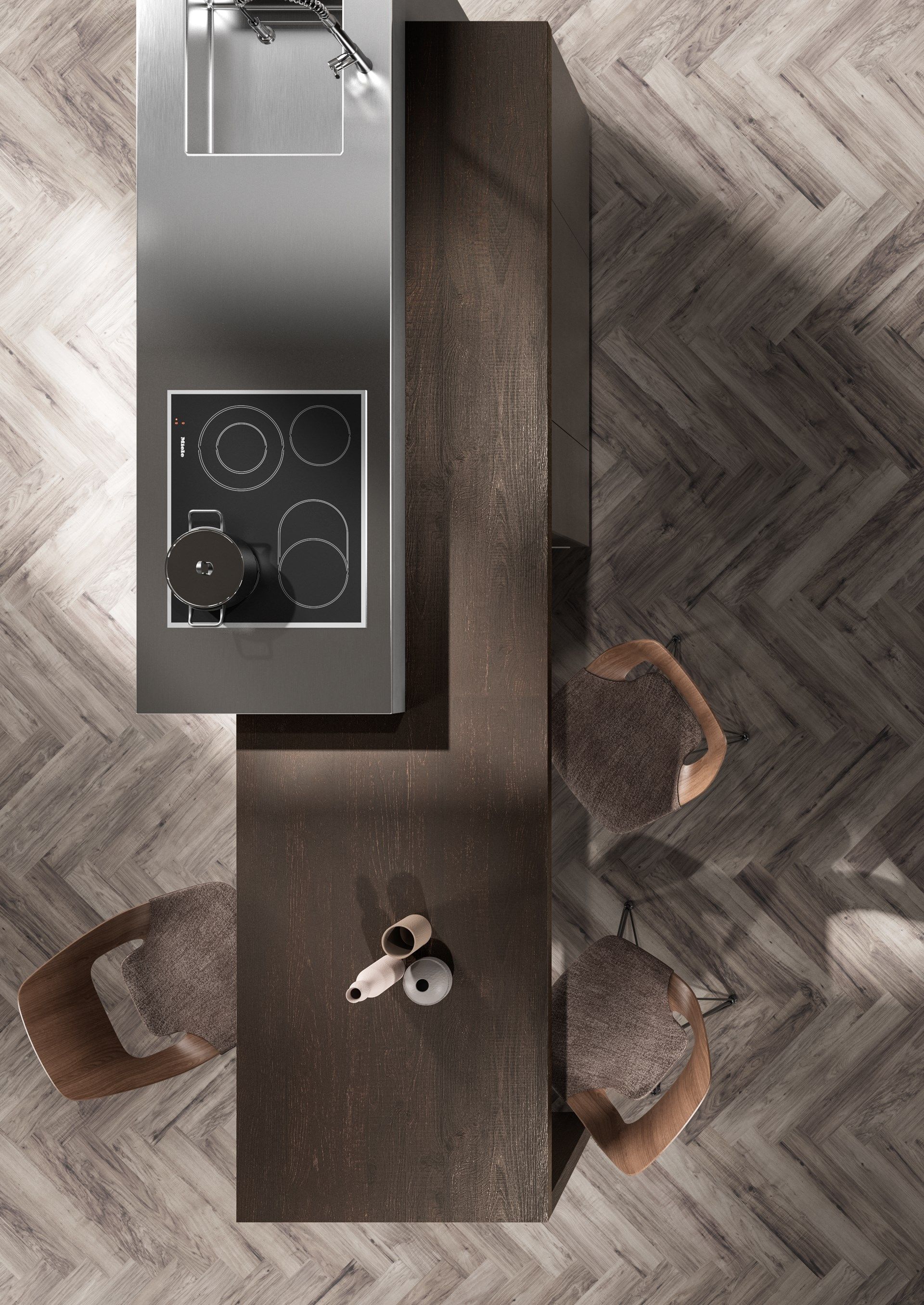 Кухня с островом Floritelli Cucine ARCH-00135583 - Вид №5