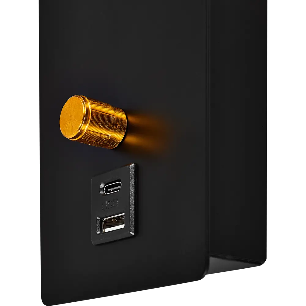 Настенный светильник Freya Sol с USB-портом 7Вт черный/латунь 89345564 STLM-0928740 - Вид №2