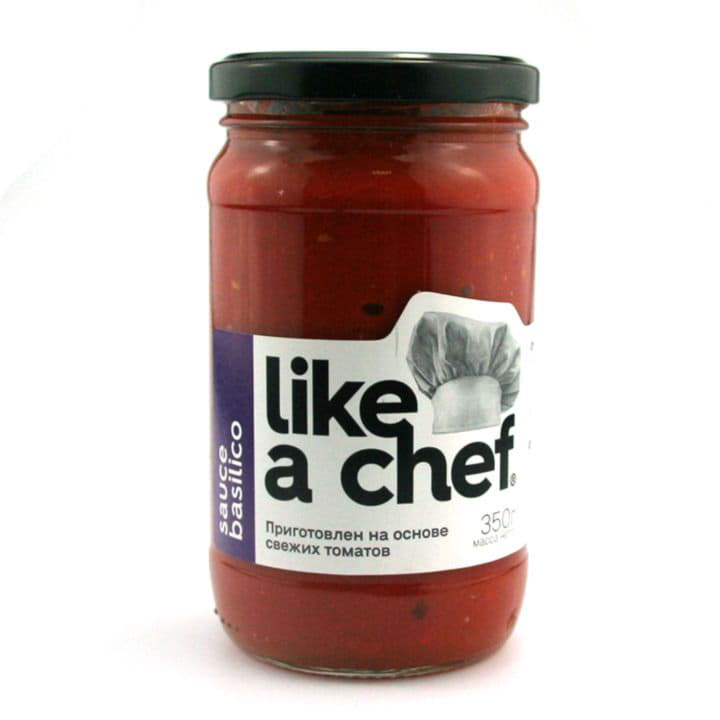 Томатный соус Basilico Like a chef 350 г Santreyd 9693