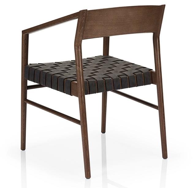 JMS Стул из массива дерева с подлокотниками Leonor M925c tw - Вид №1