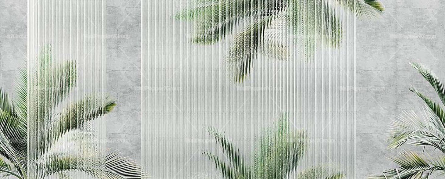 Тропические обои ПВХ бесплатно, экологически чистые, моющиеся WallPepper CANNETÈ ARCH-00098776 - Вид №2