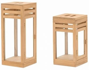 Varaschin Фонарь из дерева и стекла Barcode