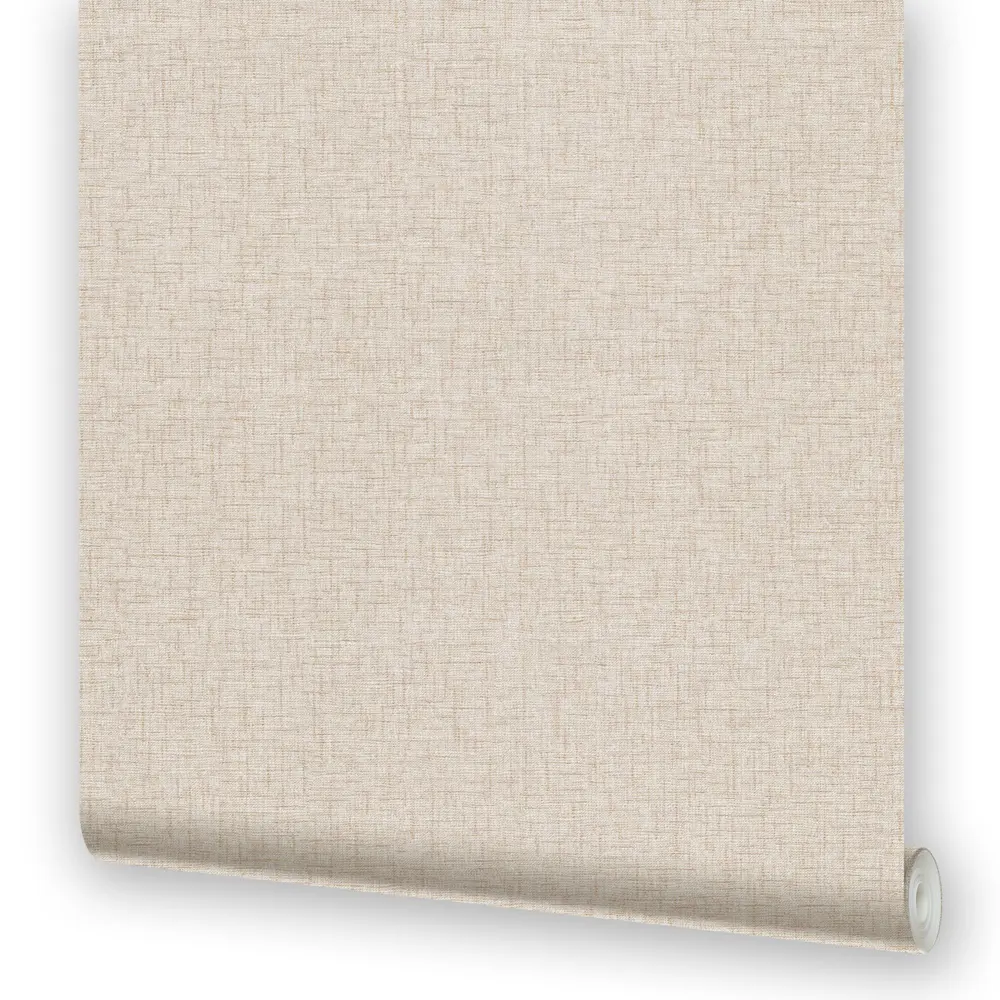Московская Обойная Фабрика EcoStyle «Лён» - бежевые бумажные обои для уютного интерьера 17925683