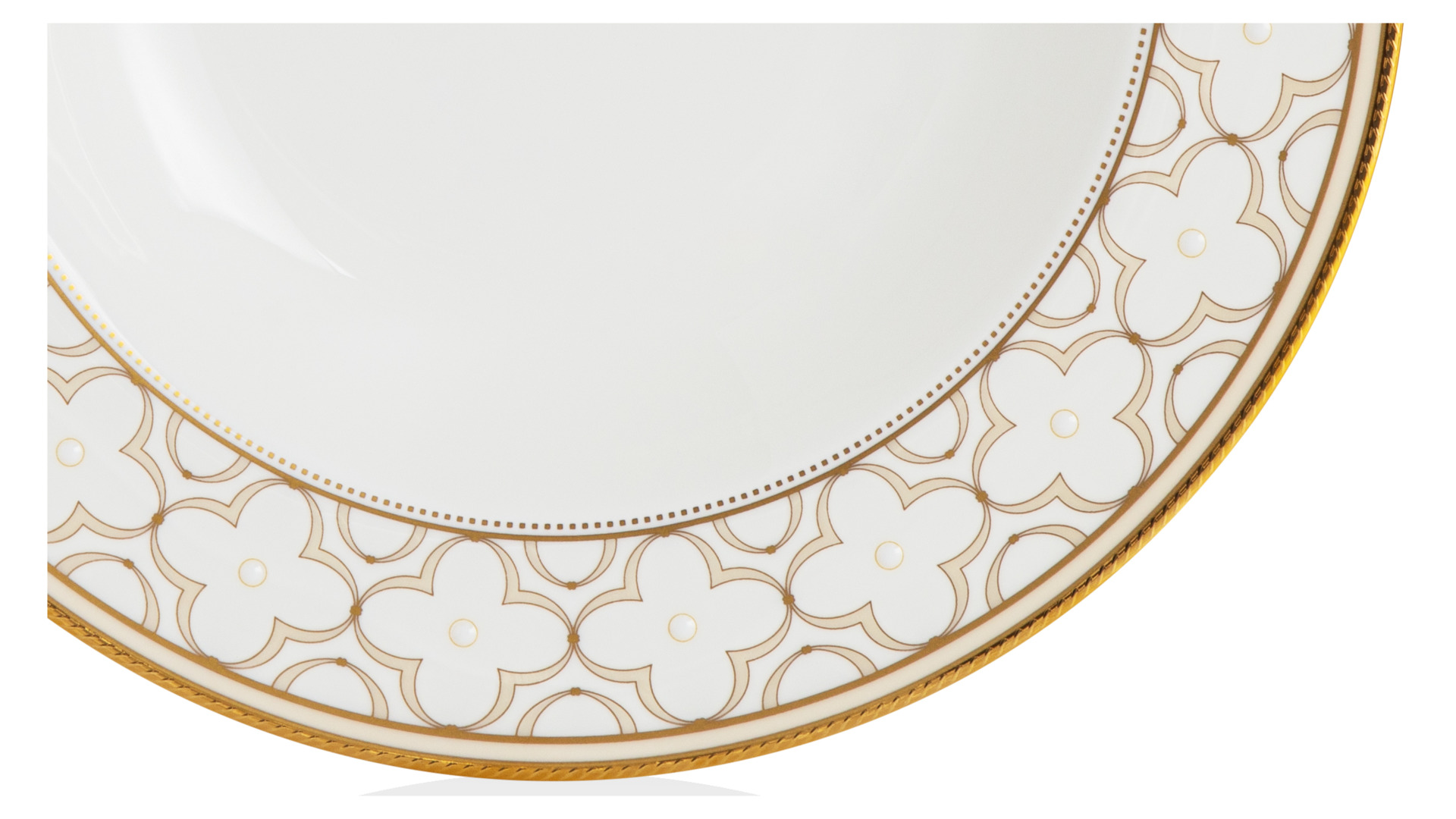 10657442 Noritake Сервиз столовый Noritake Трефолио,золотой кант на 6 персон, 20 предметов, фарфор Фарфор  - Вид №6