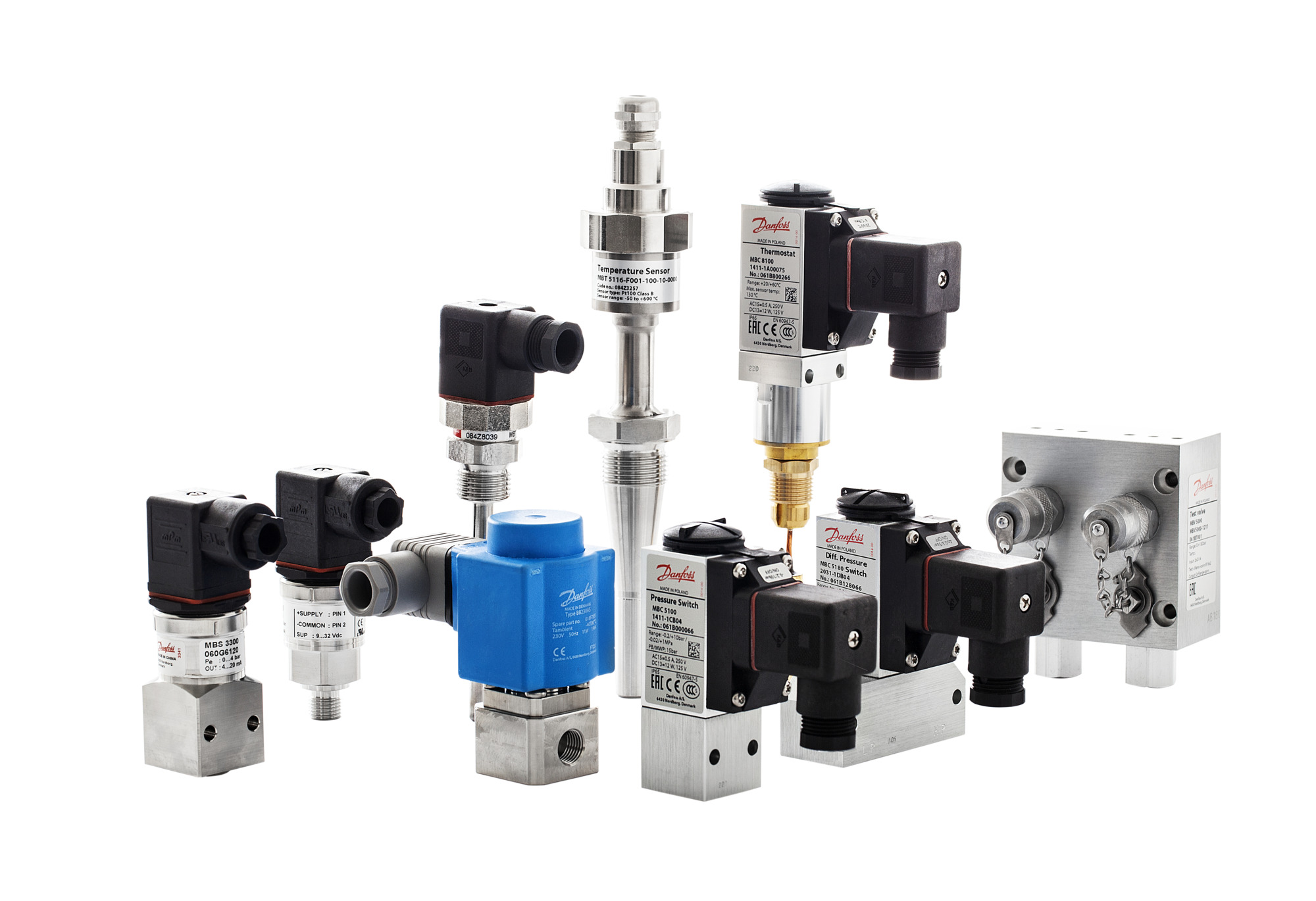 Danfoss MBT5250 — термопреобразователи сопротивления платиновые со сменным чувствительным элементом MBT 5250 Термопреобразователь сопр-ия 084Z2113  - Вид №9