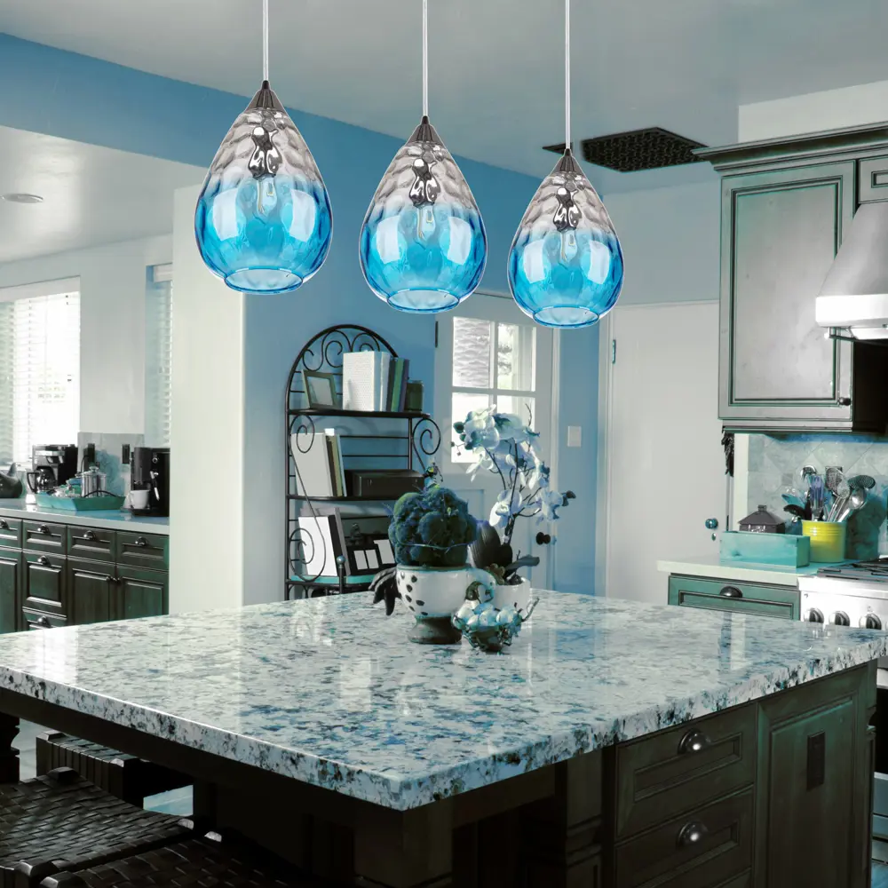 Подвес Lumin`arte Gawai, 3хE14х60 Вт, сметалл/стекло, цвет хром/прозрачный LUMIN ARTE STLM-2147735 - Вид №3