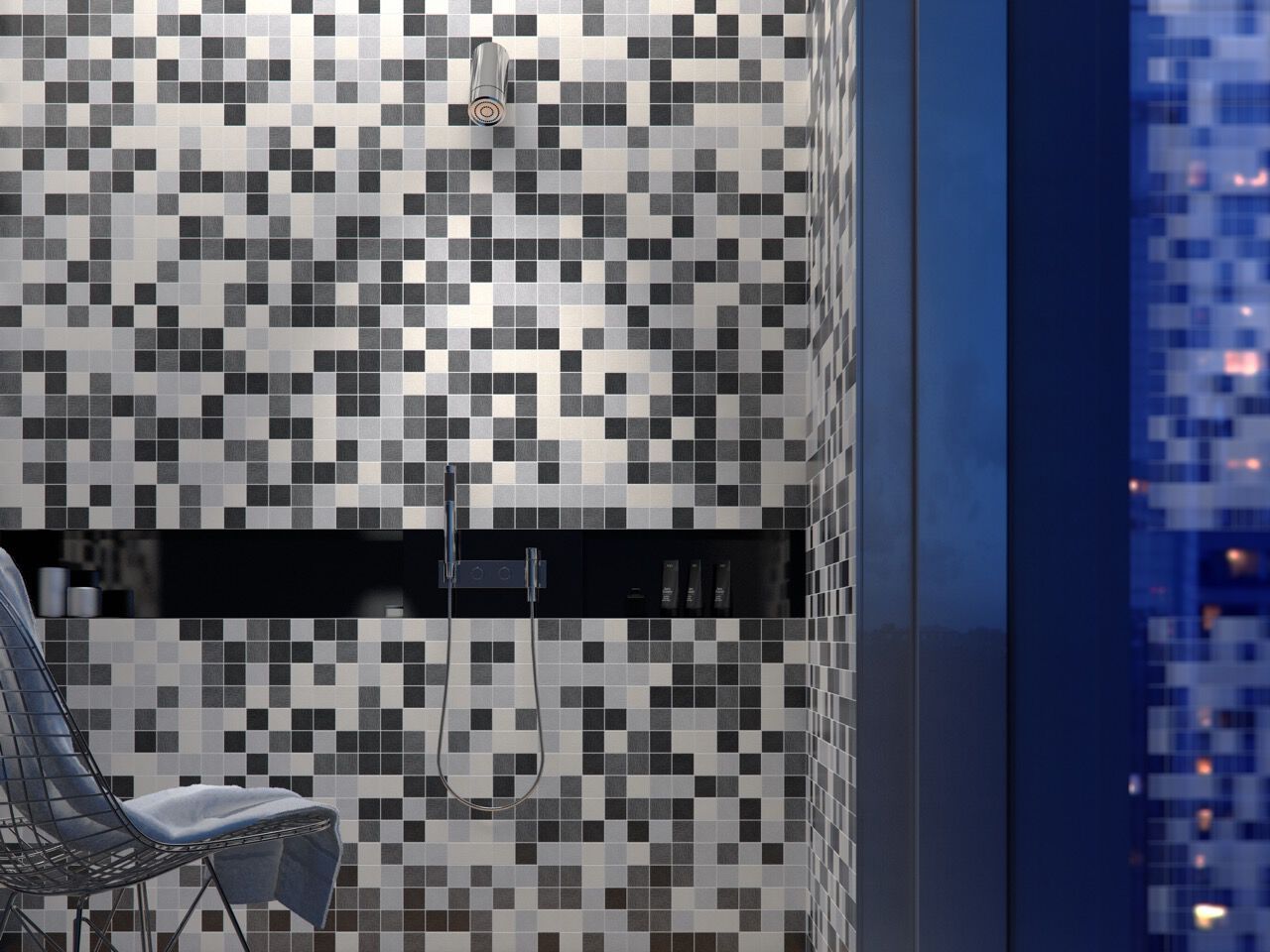 Мозаика из керамогранита RECER бесконечность ARCH-00038284