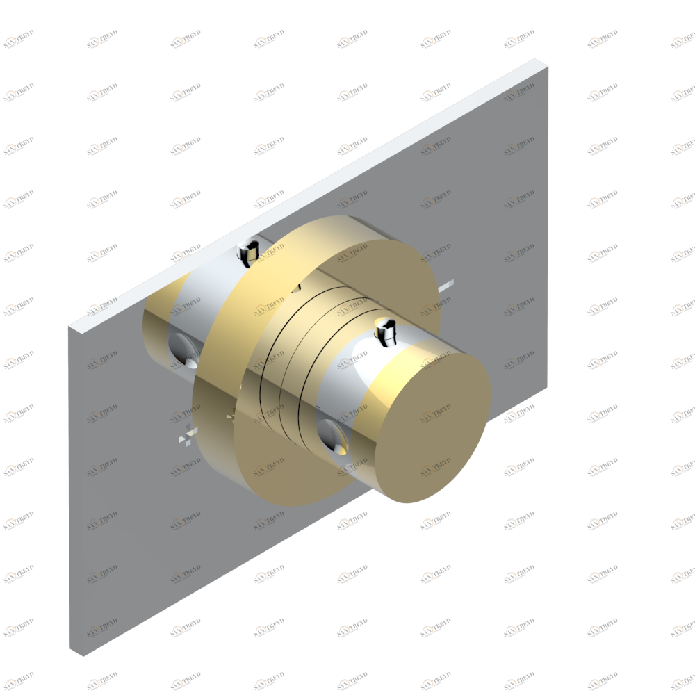 G3V-5100B Ручка регулировки для термостата THG, арт.5100A 1/2" и 5200A 3/4" Thg-paris Montaigne marbre blanc Vénus Хром/золото G3V 5100B CAT.A
