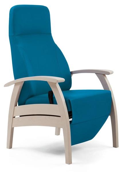 PIAVAL Кресло из ткани в современном стиле с подлокотниками, с подголовником и подставкой для ног Relax compact | health & care 26-63/gp - Вид №4