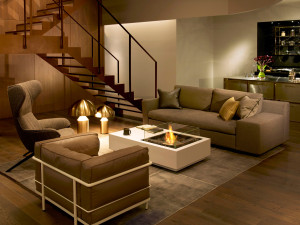 Отдельно стоящий камин на биоэтаноле или газе