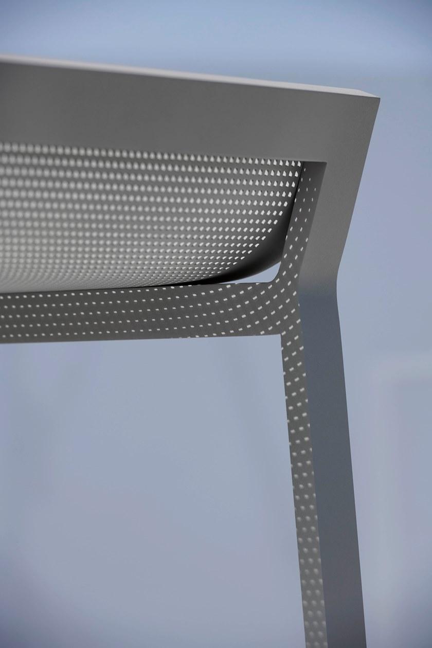 GANDIABLASCO Высокий табурет из термолакированного алюминия с горкой Blau sun-id-1483591 - Вид №2