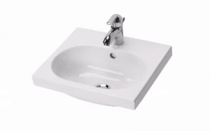 Подвесная раковина настенная овальная Saniline MINIME белая