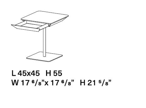 Деревянный журнальный столик / тумбочка Kristalia Tag ARCH-00084270 - Вид №3