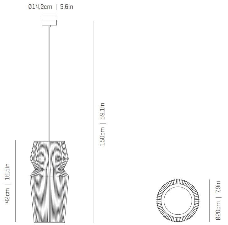 Светодиодный подвесной светильник из нержавеющей стали A-Emotional Light Ura ARCH-00141005 - Вид №2