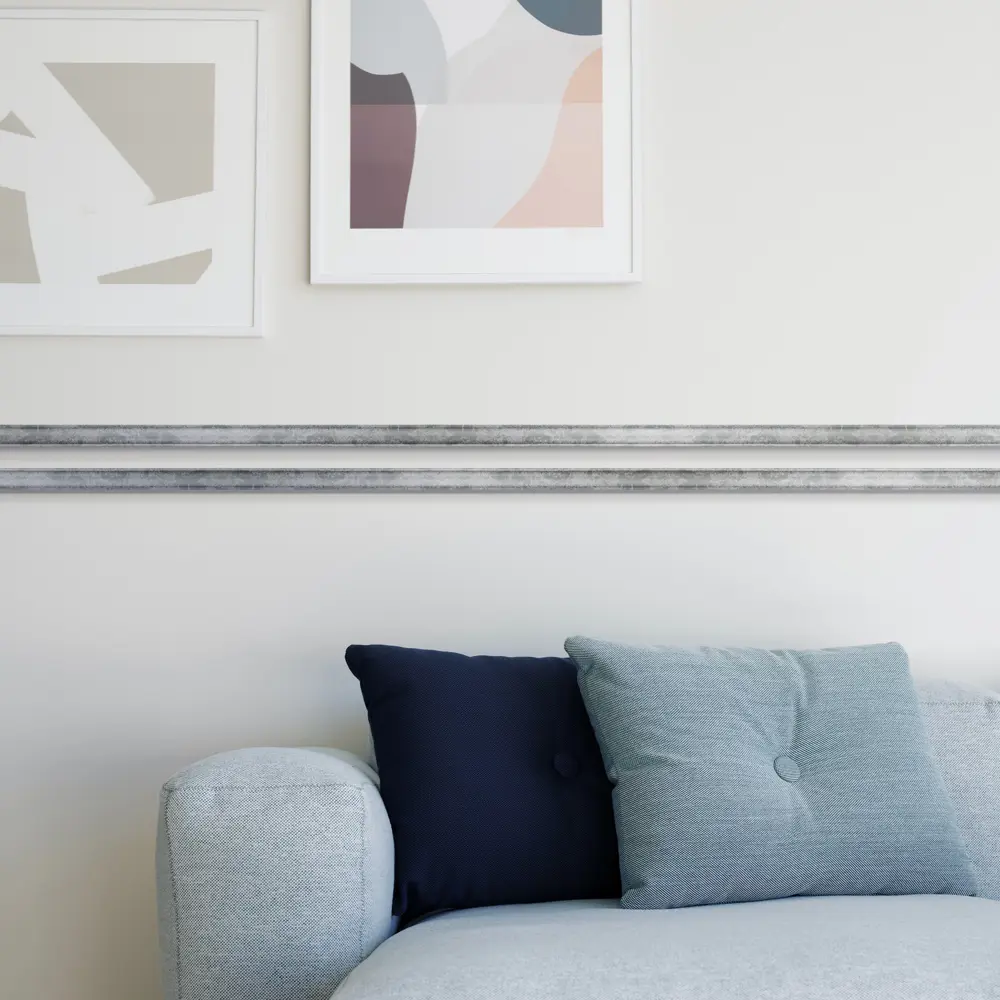 Santreyd Молдинг декоративный серебристый для стильного оформления интерьера 86283832 STLM-0067617 - Вид №4