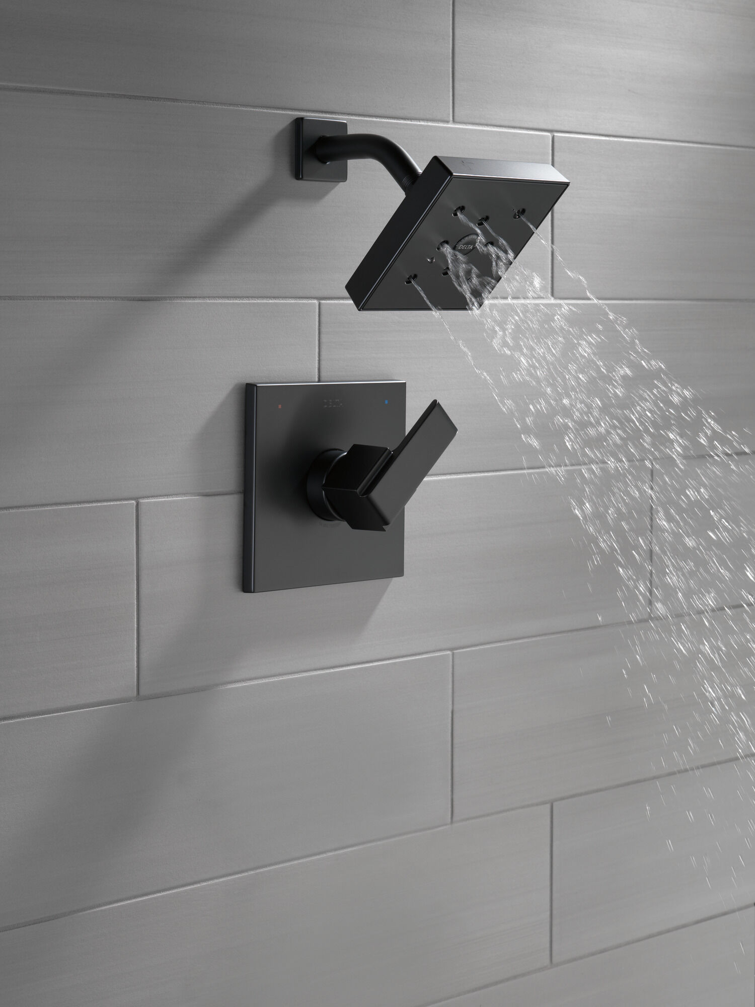 T14267-BL Накладка для душа Monitor® 14 серии H2Okinetic® Delta Faucet Ara Матовый черный - Вид №3