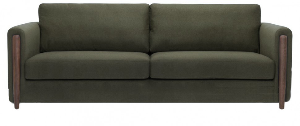 Диван Brownie Lou Reed прямой болотный ICON DESIGNE ДИЗАЙНЕРСКИЕ, BROWNIE 178052 Зеленый  - Вид №1