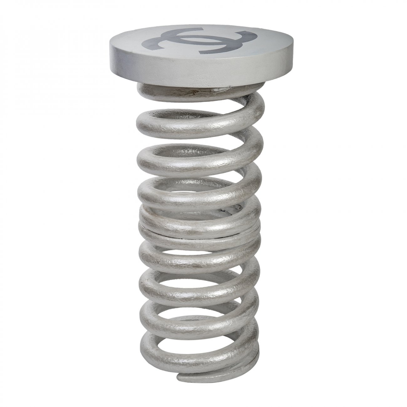 Стул Пружина Chanel white большой STARBARREL ДИЗАЙНЕРСКИЕ, ПРУЖИНА 044124 Серый  - Вид №2