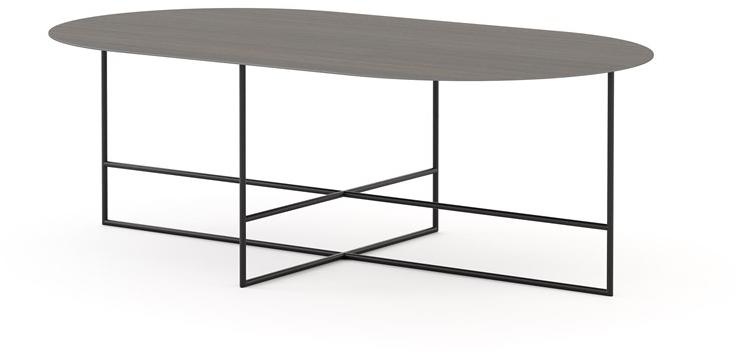 Domkapa Низкий овальный журнальный столик из эвкалипта sun-id-1364228 - Вид №1