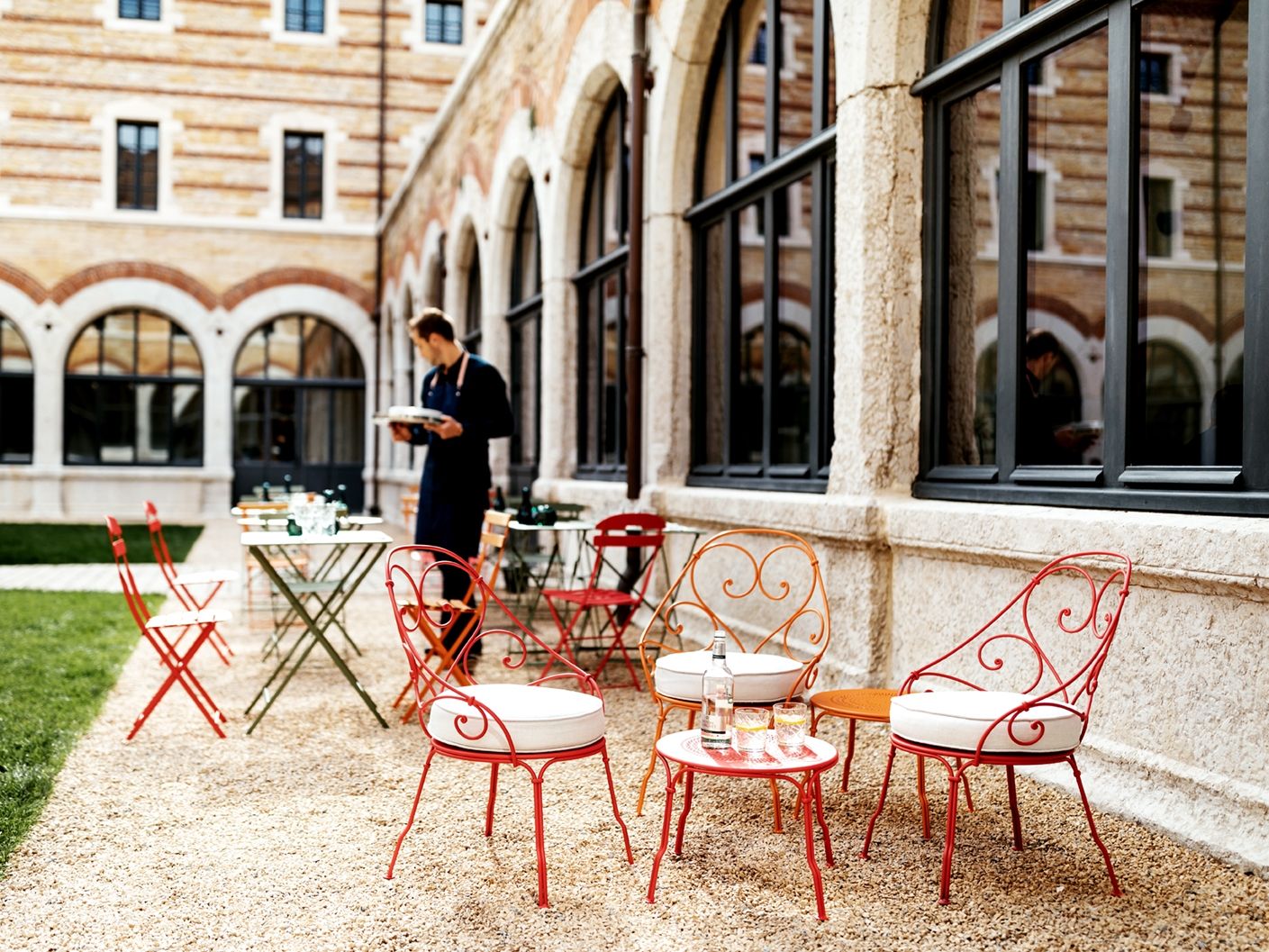 Стальной садовый стул Fermob 1900 ARCH-00054904 - Вид №4