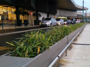 IMAGE'IN Кашпо для общественных мест из алюминия  Steelab-adp100.45h42