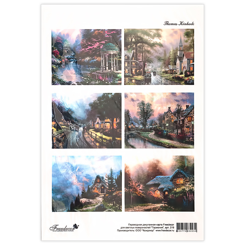 219 Пленка для светлой поверхности с печатью Гармония Freedecor 