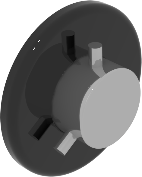 DEVCE2V2 Переключатель для душа/ванны 2 потока GSG CERAMIC TOUCH