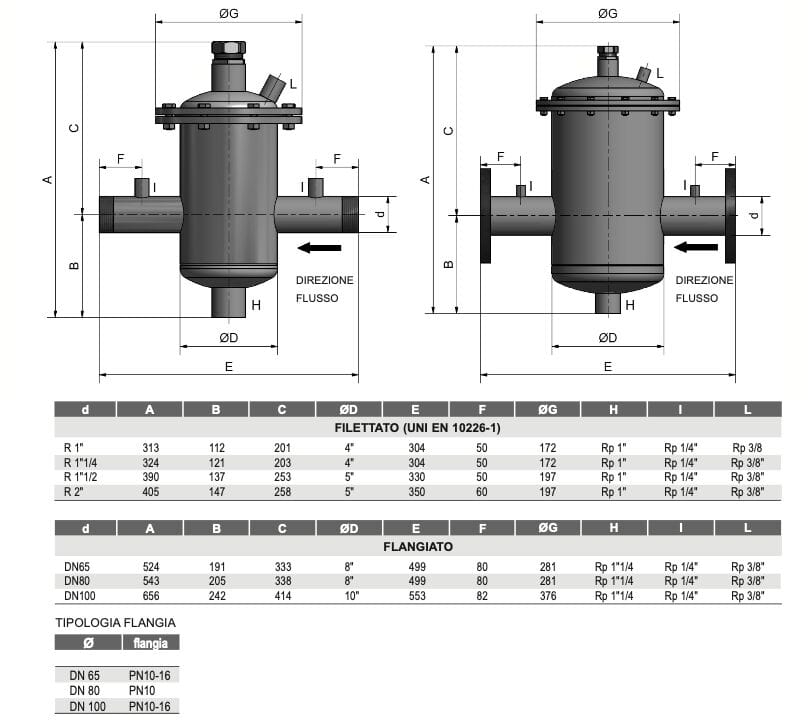 Проверяемый дефектоскопический фильтр для тепловой электростанции Comparato Nello DIAFIL ARCH-00127024 - Вид №2