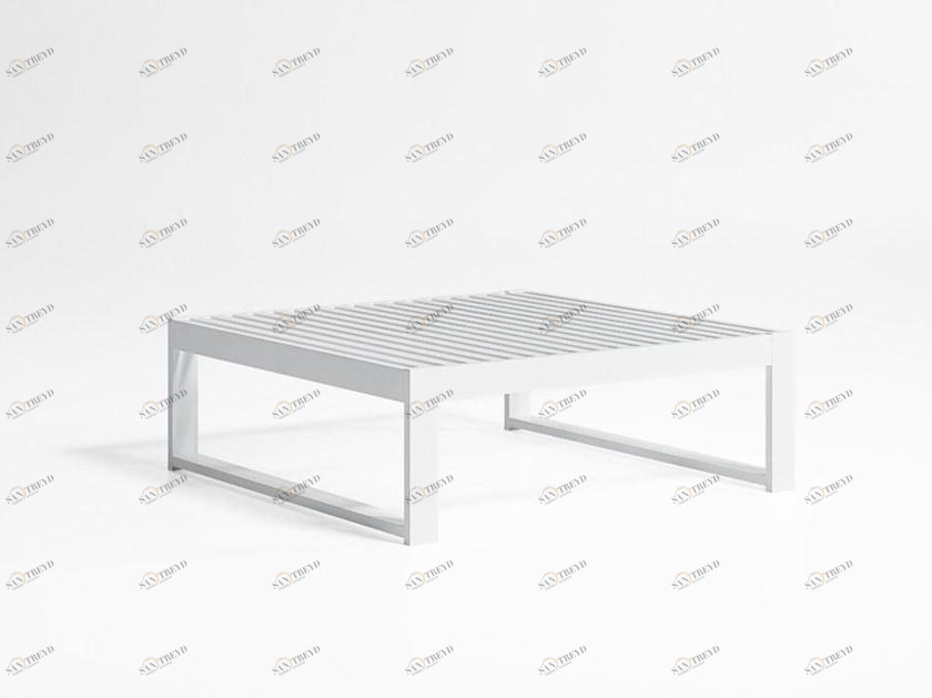 GANDIABLASCO Прямоугольный журнальный столик из алюминия Dna sun-id-1480362