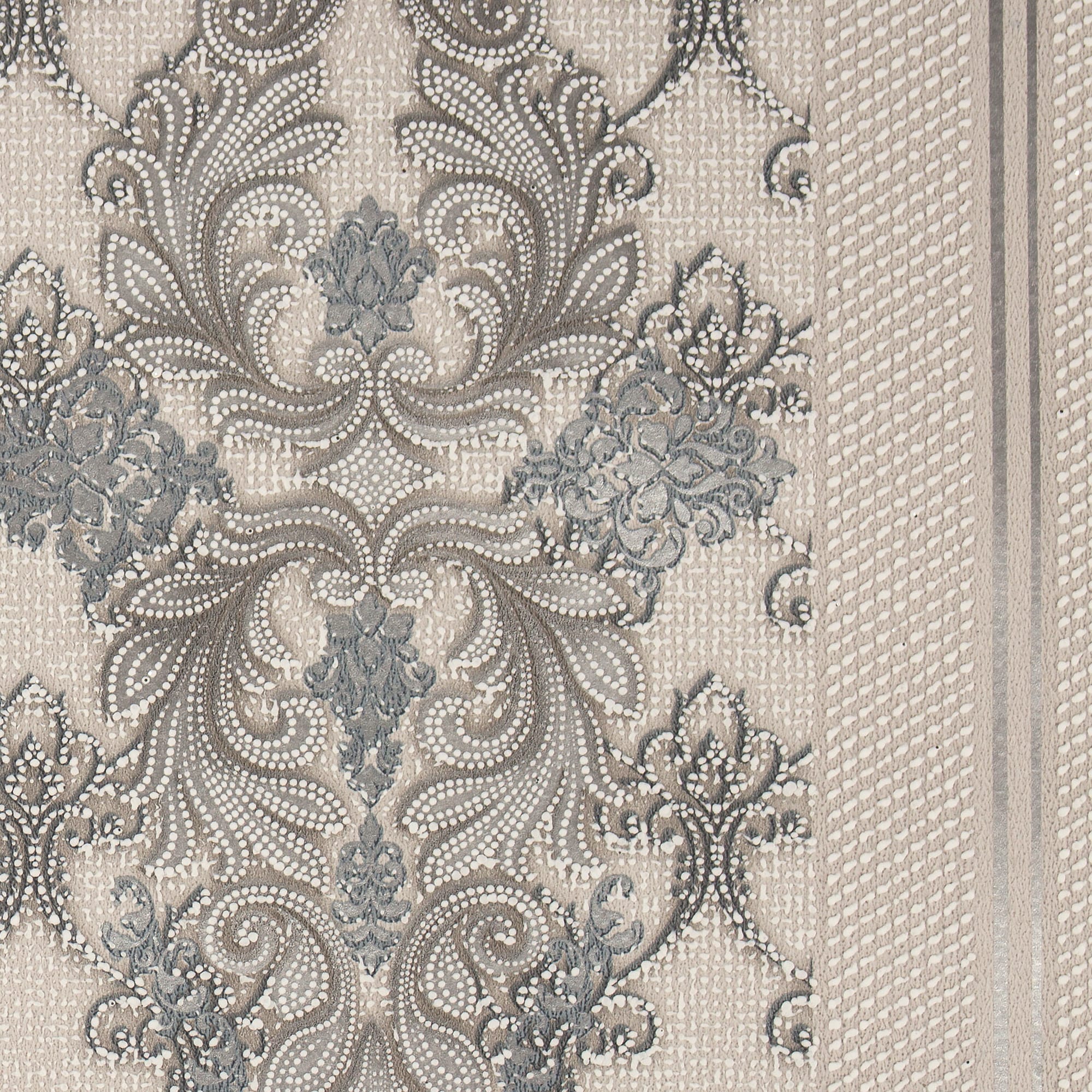 82938309 Обои бумажные Гомельобои серые 0.53 м 9101-21 Жаклин Santreyd - Вид №1