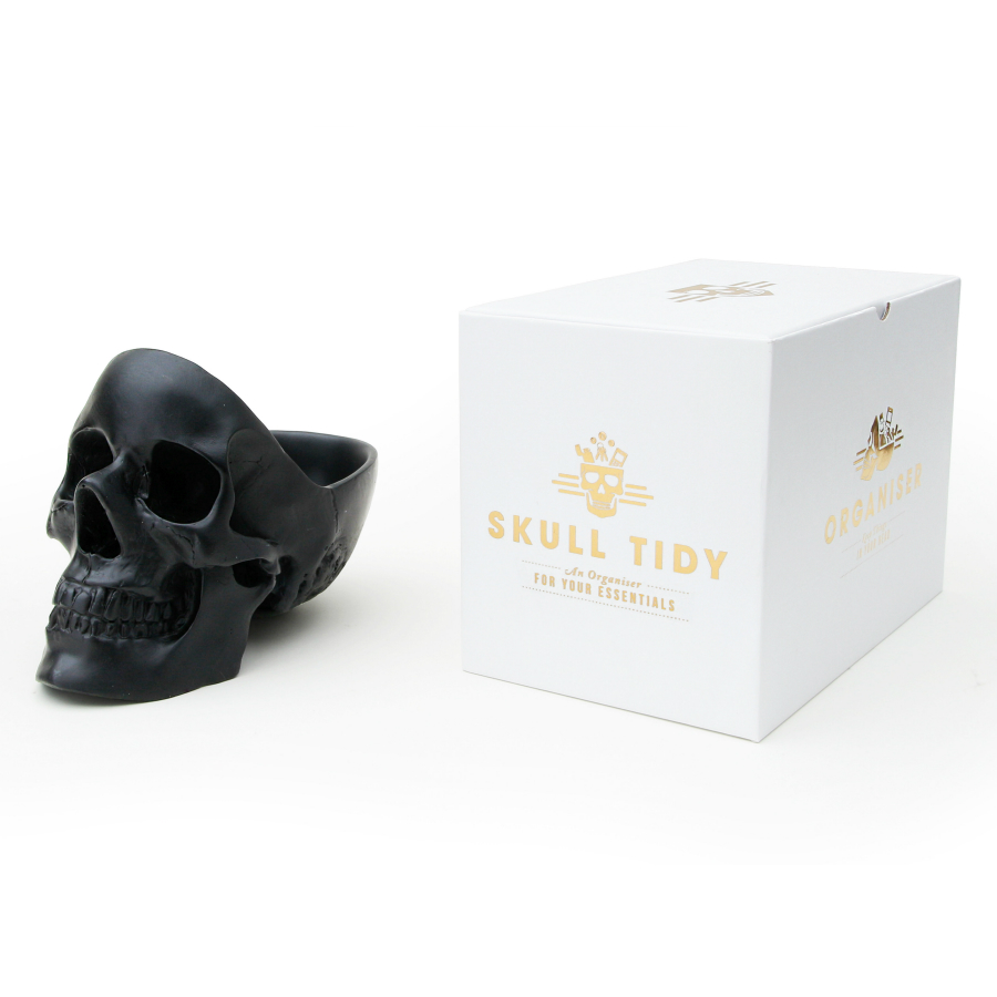 SK TIDYSKULL2 Органайзер для мелочей skull, черный Suck UK  - Вид №15