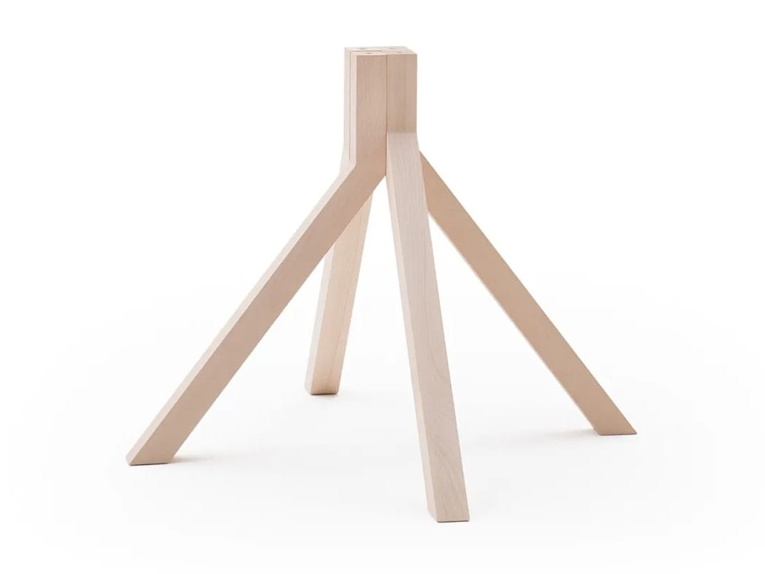 Круглый журнальный столик с каркасом из ореха или бука Billiani Grapevine ARCH-00117528 - Вид №1