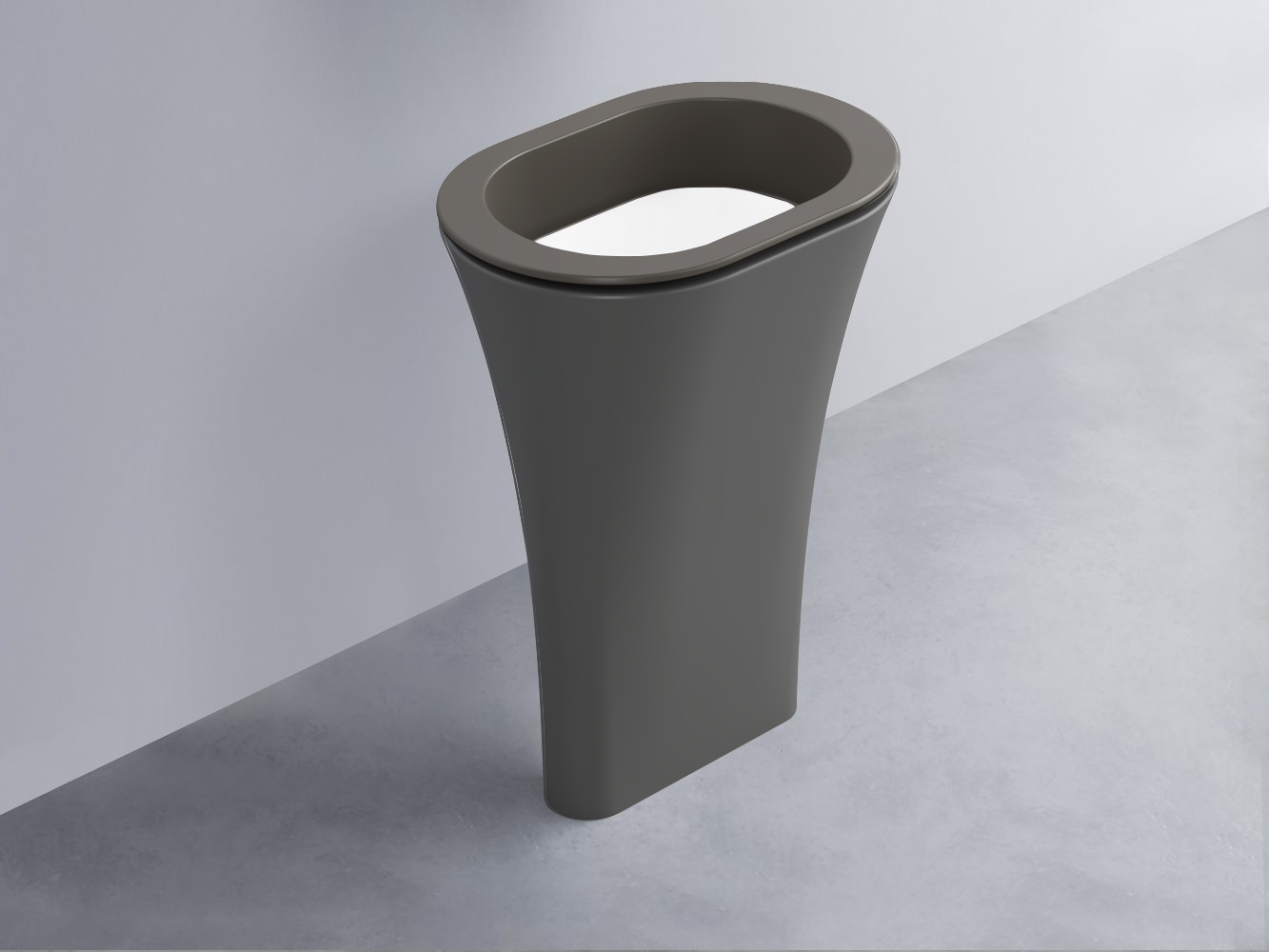 AMLA65-FN+AMPILO-BL+AMCOLO-CM Раковина Amedeo Ovale отдельностоящая cielo Enjoy + Amedeo Ceramica Cielo