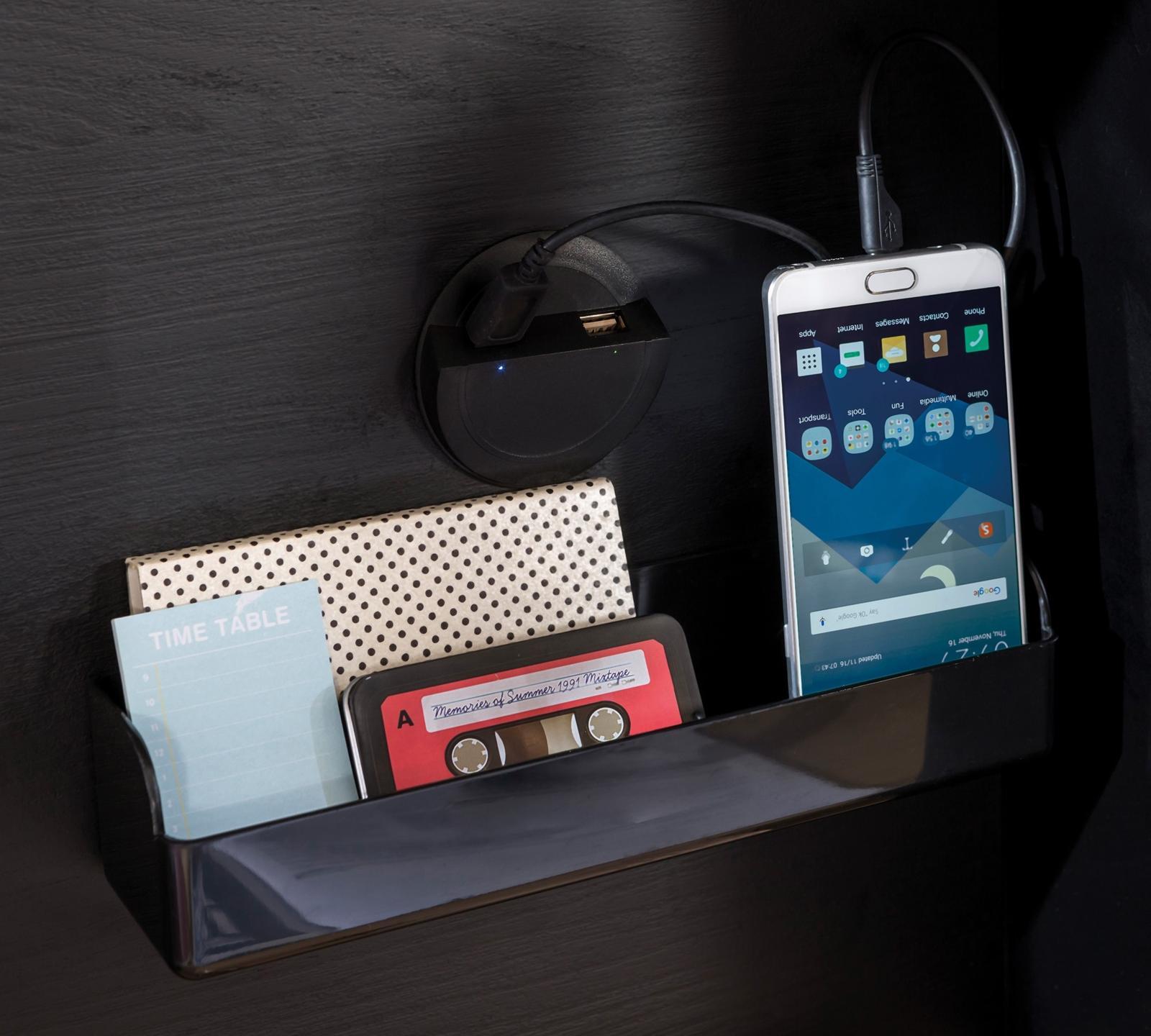 Надстройка для письменного стола с полками черная 108 см Black M CILEK BLACK 00-3832388 Черный Santreyd - Вид №2