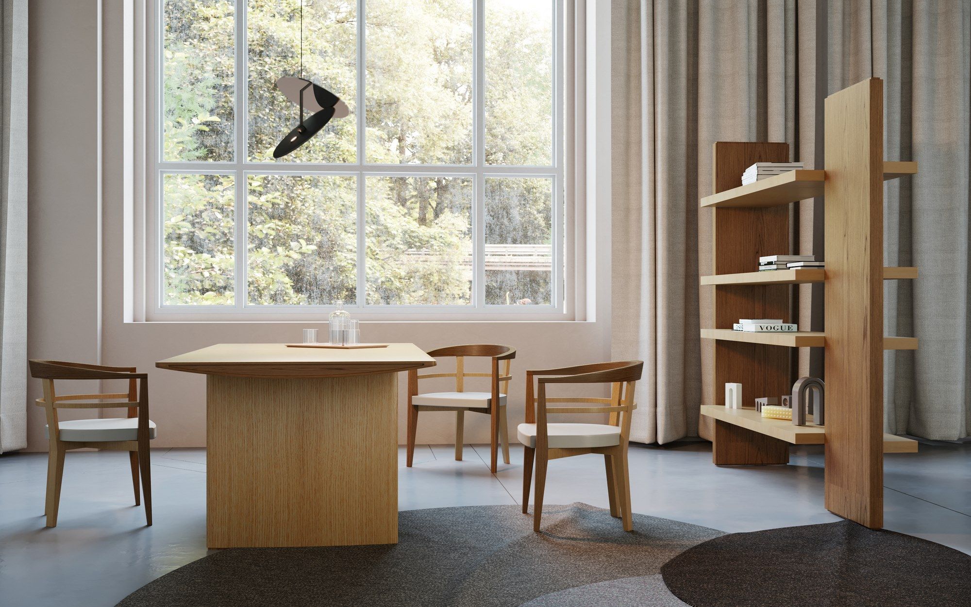 Кленовое кресло с подлокотниками Morelato современный ARCH-00112006 - Вид №4