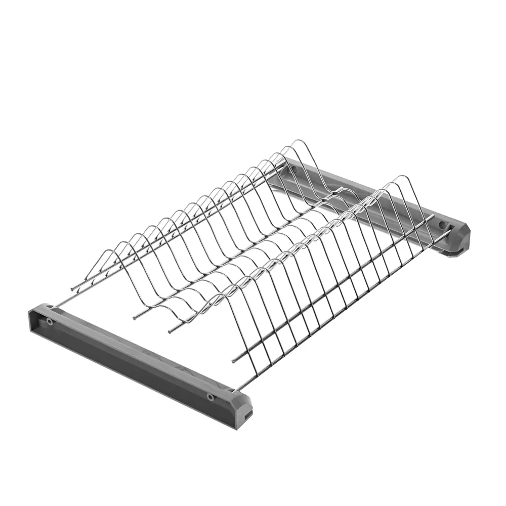 Сушилка для посуды с поддоном для верхнего шкафа 45 см, хром 17890530 STLM-2189747 Santreyd 
