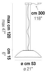 Vetreria Vistosi Подвесной светильник из стекла Infinita sun-id-1387435 - Вид №5