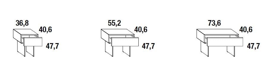 Тумбочка Lago 36e8 ARCH-00005415 - Вид №2