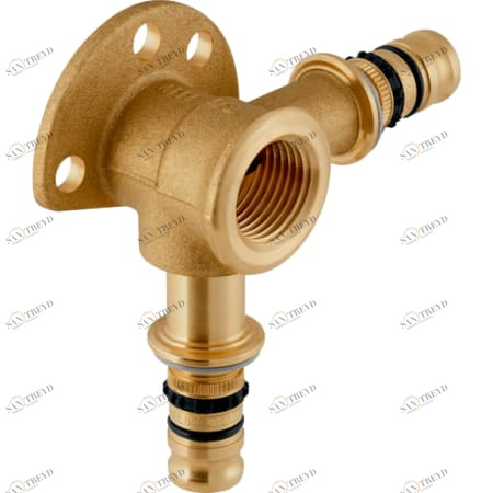 GEBERIT 612.305.00.5 Водорозетка проходная Geberit Mepla 90°, с уступом 